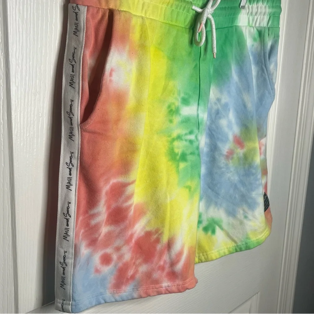 Maui And Sons Tie Dye Sweat Shorts Sz M